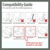 FH Group Flat Cloth Full Set Car Seat Covers Three