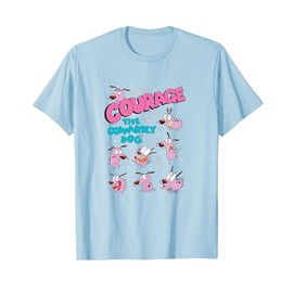 Ripple Junction x Courage the Cowardly Dog Moods Cartoon T-Shirt