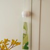 Dopamine Arts "Suzu Orchid" Wind Chime, Cream Skin, Small Cute