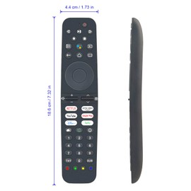 AULCMEET VS2187RC-2 Replacement Voice Remote for Grundig 65 VOE 84 Q TV 65 Inch (164 cm) 4K UHD QLED TV VPI 1800, Google TV VS2187RC-2 VS2187R-7
