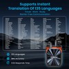 MS109 AI Translator Earbuds, 4-in-1 Translation Earbuds in Real Time