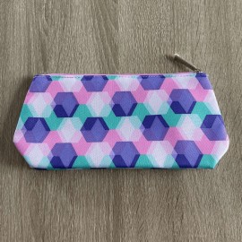 Clinique NWOT  CLINIQUE Geometric Patterned Makeup / Cosmetic Bag
