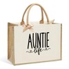 Best Aunt Ever Tote Bag Gift for Women, Sentimental Auntie