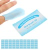 50pcs Disposable Finger Teeth Wipes Travel Portable Cleaning Dirt Removal