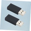 Gatuida 4pcs USB Male to USB Female Extension Adapter Aluminium