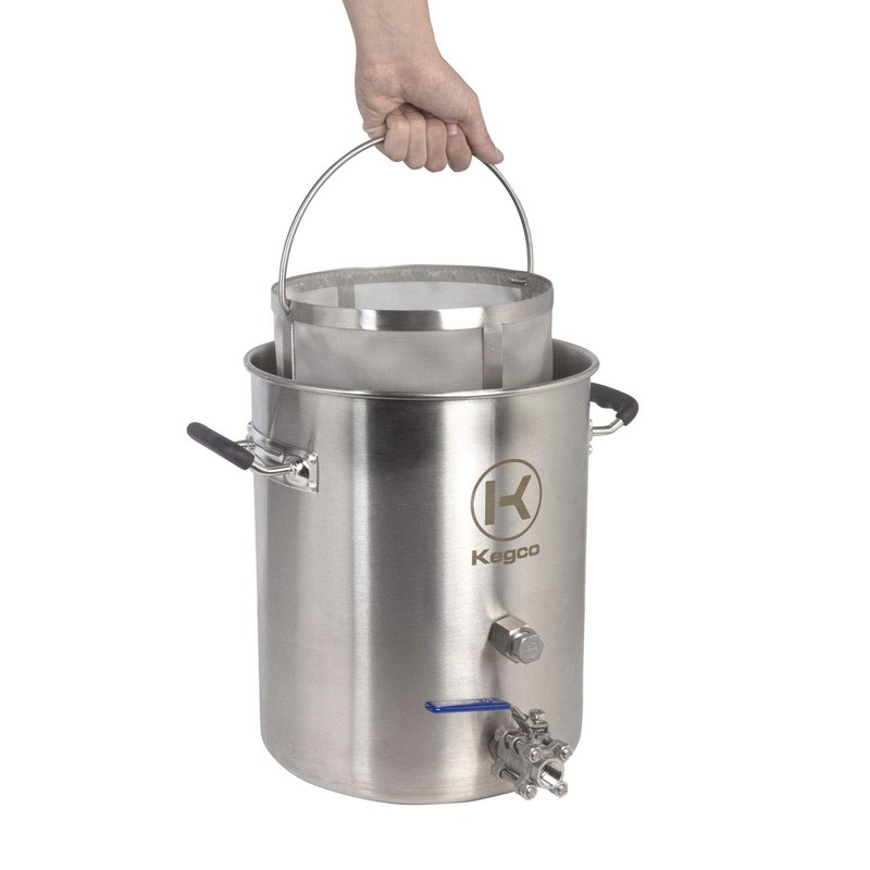Kegco Coffee Filter Basket, 8 Gallon, Stainless Steel