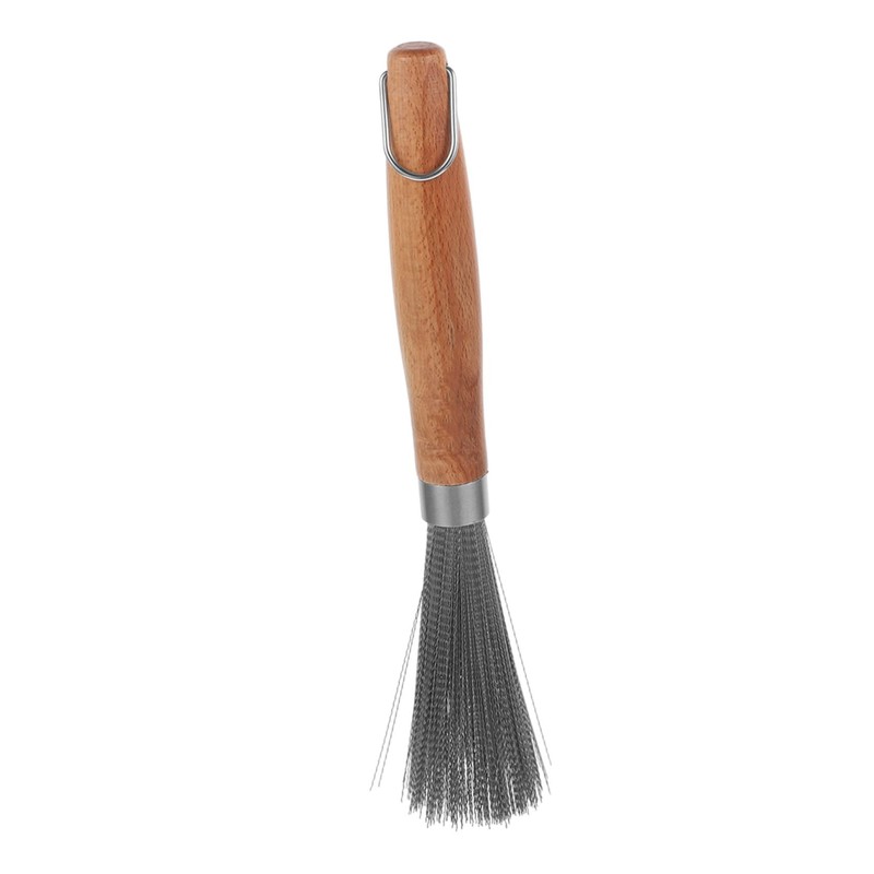 Kisangel 2pcs Cookware Washing Brush Stainless Steel Scrub Brush Pot