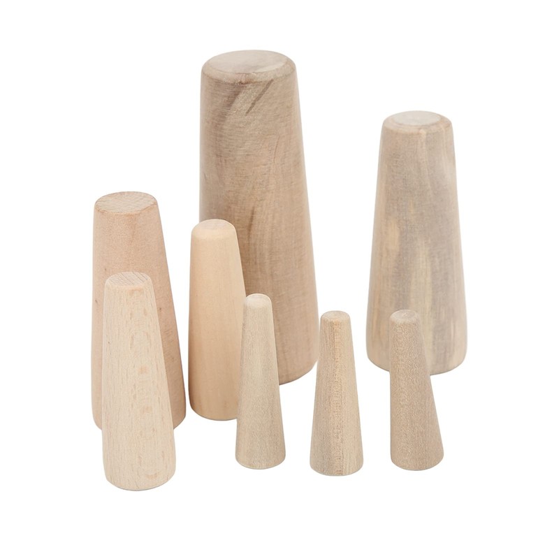 Marine Thru Hull Wood Plug Emergency Tapered Soft Plugs, 10-Piece