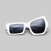 XBYZWM Plastic creative sunglasses,party dance tourism,decorative glasses,white sunglasses
