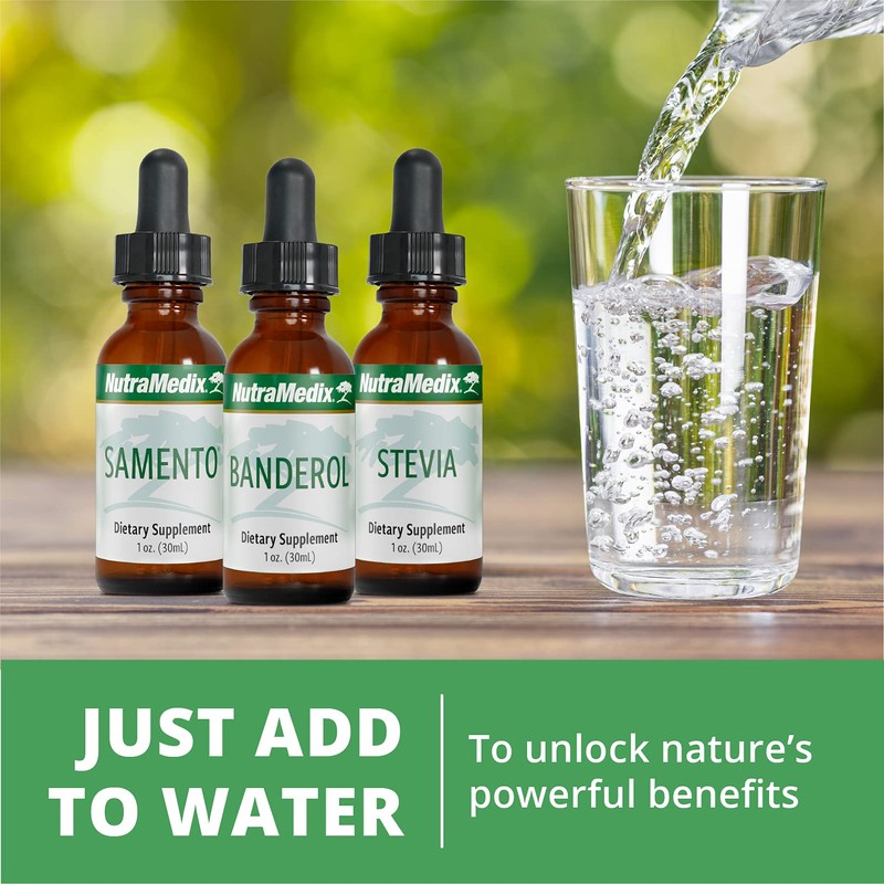 NutraMedix Sweet Leaf Stevia Liquid Drops - Sugar Free Sweetener