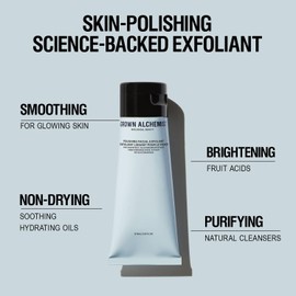 Grown Alchemist Gentle Exfoliator - Exfoliating Face Wash, Pink Grapefruit, Glucomannan Extract, Natural Oils Facial Exfoliant, Revitalise Sensitive Skin - Hydrating Face Wash 20 ml Travel Size