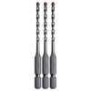 iHelp IH-CD34 Hexagonal Shaft Concrete Drill Set of 3 3.4mm
