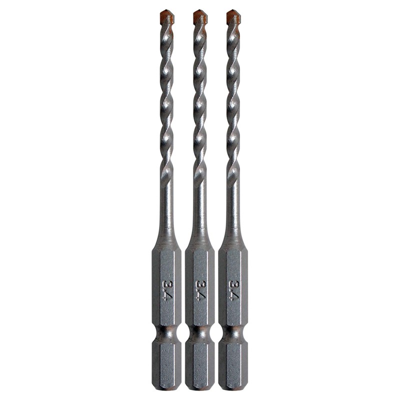 iHelp IH-CD34 Hexagonal Shaft Concrete Drill Set of 3 3.4mm