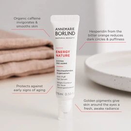 ANNEMARIE BÖRLIND EnergyNature System Pre-Aging Decongestant Eye Serum (15 ml) - For Normal to Dry Skin - Swelling, Energising & Softening - Vegan