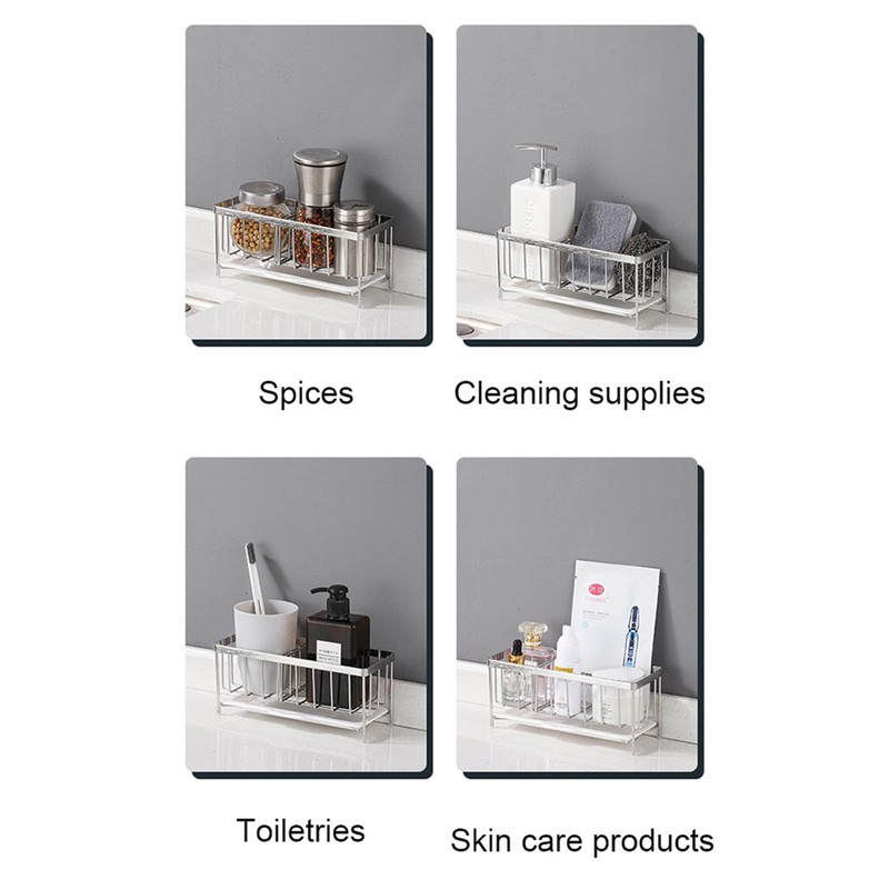 Sponge Holder for Kitchen Sink, Kitchen Sink Cocina Organizer and