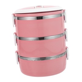 Alipis Multi-Tier Insulated Lunch Box Metal Leak Feature for Office School Outdoor Family