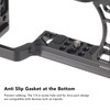 Camera Cage with Cold Shoe Interface Anti Slip Gasket Aluminum