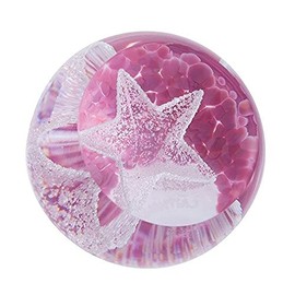 Caithness Glass Little Stars Pink Paperweight | Pink | 50mm x 50mm | Handcrafted in Scotland | Handmade Paperweight | Commemorate Special Moments with This Glass Star Sculpture | Ornamental | Boxed