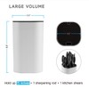 Universal Knife Block for Kitchen, WELLSTAR Knife Holder without Knives,