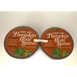 Trader Joe's 2pk Trader Joe's Pumpkin Body Butter 2x 8oz  Jar Creamy Whipped Moisturizer Set