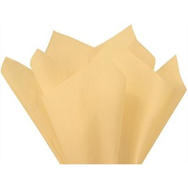 Premium Gift Wrap Tissue Paper 15 Inch X 20 Inch - 100 Pack (French Vanilla)