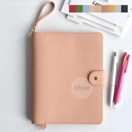 Stationery and Office Supply Diary Planner Leather for school, and desk organization, writing planning or paper accessory, Korean Import, and, Option 2