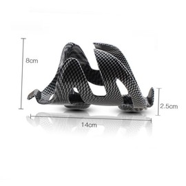 Mipcase 2pcs Carbon Fiber Cycling Bike Water Bottle Holder Quick Release Design Lightweight and Durable Cage for Easy Access and Secure Fit for Mountain Biking