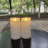 EZiGarden 2 Pack LED Flameless Candles with Remote Battery Operated