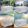 Outdoor Waterproof Box,IP67 ABS Junction Box Electrical Enclosure with Stainless