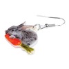 WEVENI Acrylic Easter Eggs Bunny Rabbit Hare Earrings Dangle Drop