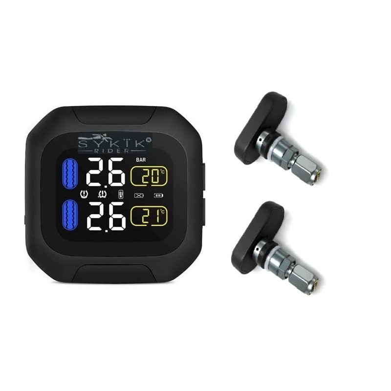 Sykik Rider SRTP400 Internal tire TPMS for Motorcycles (8 mm)