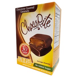 ChocoRite Chocolate Covered Caramel Value Pack, 5.1 Ounce (Pack of 4)