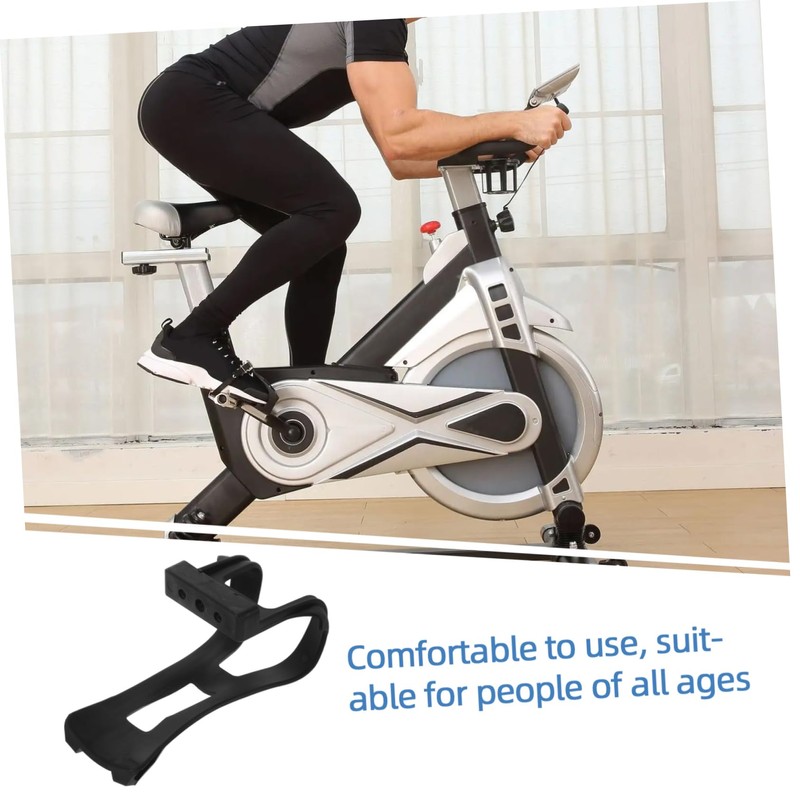 Totority 1 Pair Exercise Bike Toe Cage Replaceable Footrest Clips
