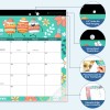 SUNEE Desk Calendar 2025-2026 17x12, 18 Months, JUL. Seasons Color