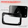 WOWTK Curved Laydown License Plate Frame Mount for Harley, Honda