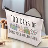 Make-up-Tasche mit Reißverschluss, Aufschrift "100 Days Sped Teacher", Sped UK