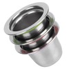 3Pcs/Set Coffee Capsule Reusable Pod Stainless Steel Refillable Filter 30x22x20mm