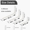 Ouvin Heavy Duty Shelf Brackets 6 inch 4 Pack Wall
