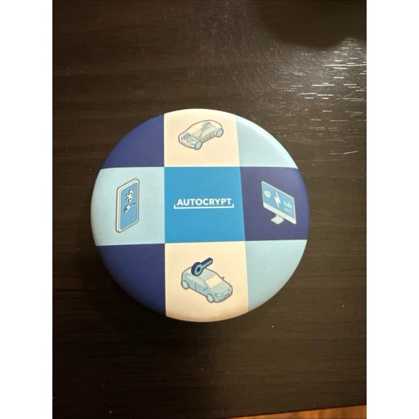 AUTOCRYPT 2 1/4" Button Magnet Bottle Opener