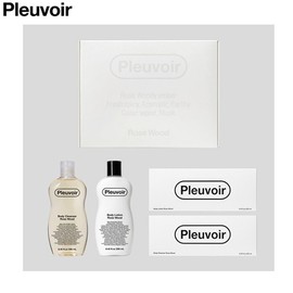 PLEUVOIR Body Lotion + Body Cleanser Set 3items, Type:Hinoki Leather