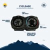 Sun Company CyclGage Bike Thermometer and Compass | Bicycle Handlebar