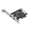 PCI -E 1X to 3-port 1394A (2 out of 1)