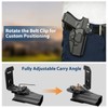 OWB Holster for Glock 17/19/ 19X/ 22/23/ 31/32 (Gen 1