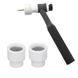 Agatige 2PCS Ceramic Tig Cups Set with Enhanced Diffusion Gas Lens 2.4MM for DB SR WP 9/20/25 TIG 17/26 Welding Torches DC Welding Accessories