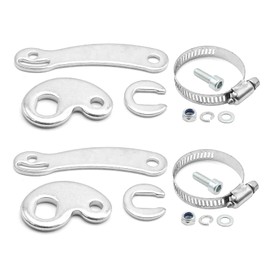 CADUFUELLY 2 Sets Universal Torque Arm Conversion Kit with Hose Clamp Nut Bolt for Electric Bicycle E-Bike with Normal Motor Shafts