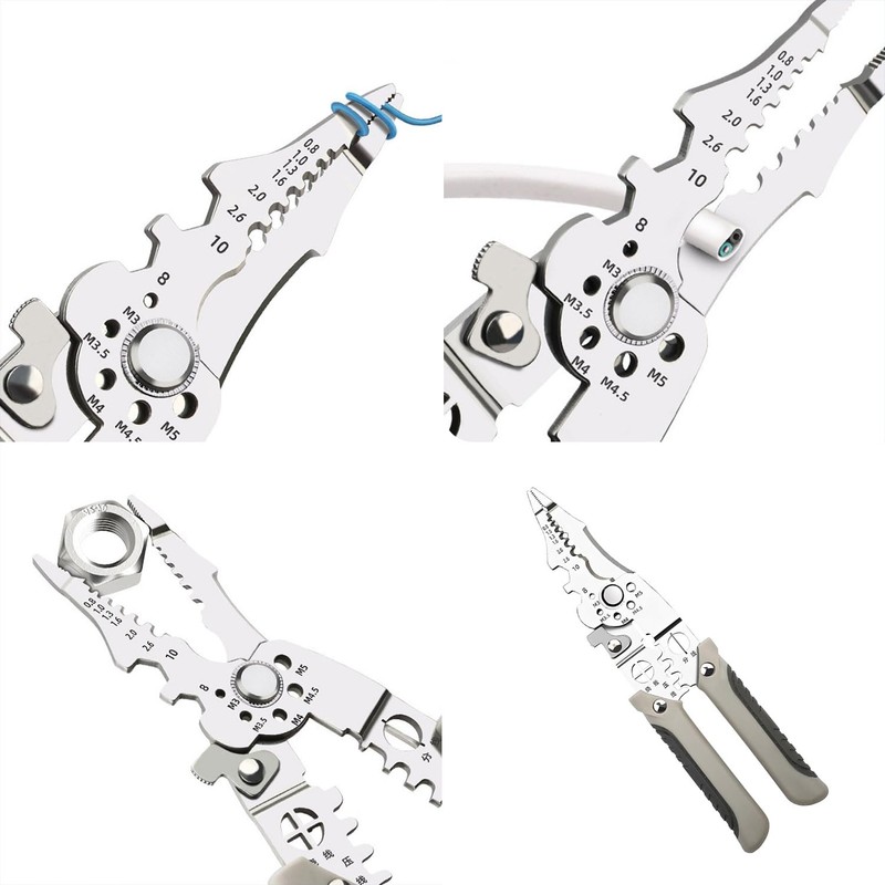 JDCMEI Wire Stripper, Multifunctional Wire Stripping Tool, Cable Stripper, Wire