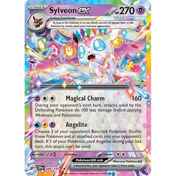 Pokemon - Sylveon ex 086/191 - Surging Sparks – Tera