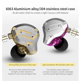 kz zs10 pro Gold no mic & tri Draco HiFi Earbuds