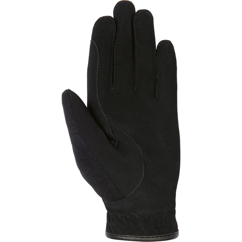 Riding Gloves Professional Nubuck Imitation Leather 9191 Black/Black 8