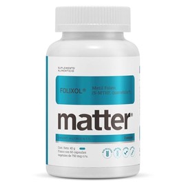 MATTER SMART NUTRIENTS - Folixol Suplemento Alimenticio con Folato 5-MTHF QuatreFolic, Vegano, Sin Azúcar, Sin Gluten, Sin OGMs - 60 Cápsulas
